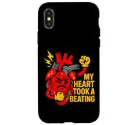 Crise Cardiaque : Mon cœur a Pris Un Rythme Cardiaque, Chirurgie pour Hommes Coque pour iPhone X/XS