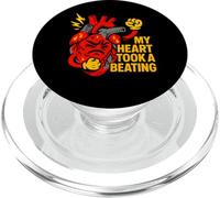 Crise Cardiaque : Mon cœur a Pris Un Rythme Cardiaque, Chirurgie pour Hommes PopSockets PopGrip pour MagSafe