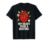 Crise Cardiaque : Mon cœur a Pris Un Rythme Cardiaque, Chirurgie pour Hommes T-Shirt