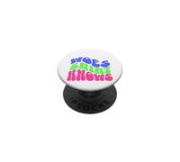 Crise du Congélo Absurdité Vibe Psychédélique Cool PopSockets PopGrip Adhésif