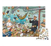 Crise du Sandwich sous-Marin Puzzle en Bois Imperméable DIY Puzzles De 1000 Pièces pour Adultes Amusant De Décoration pour La Maison