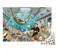 Crise du Sandwich sous-Marin Puzzle en Bois Imperméable DIY Puzzles De 1000 Pièces pour Adultes Coloré Jeux Éducatifs