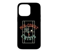 Crise du Tennis sur Le Terrain Moyen Coque pour iPhone 14 Pro Max