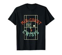 Crise du Tennis sur Le Terrain Moyen T-Shirt Graphique avec Valeur
