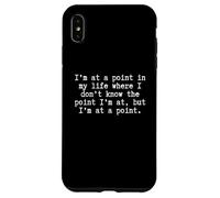 Crise existentielle Amusante Life Quote Quarter/Crise de la quarantaine Coque pour iPhone XS Max