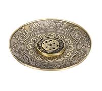Crisis Brûleurs d'encens en Bronze, Support de bâton d'encens, Disque de brûleur, Forme Ronde pour encens Cadeau