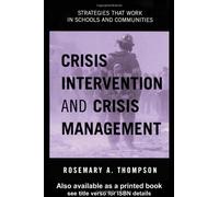 Crisis Intervention And Crisis Management