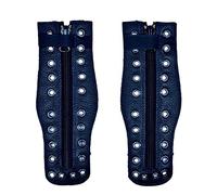 CRISPI Zip pour bottines Amphibiens SWAT, Noir , 44-45