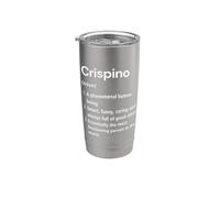 Crispino Définition du nom Dictionnaire amusant Gobelet isotherme en acier inoxydable double paroi