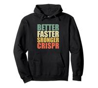 CRISPR Cas9 Better Faster Stronger Vintage Science - Biologie Sweat à Capuche