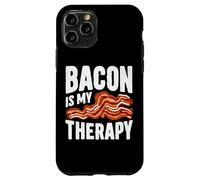 Crispy Mood Booster Bacon Is My Therapy Design Coque pour iPhone 11 Pro