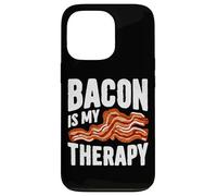 Crispy Mood Booster Bacon Is My Therapy Design Coque pour iPhone 13 Pro
