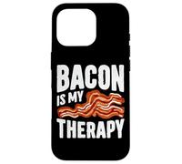 Crispy Mood Booster Bacon Is My Therapy Design Coque pour iPhone 16 Pro