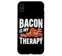 Crispy Mood Booster Bacon Is My Therapy Design Coque pour iPhone XS Max