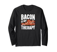 Crispy Mood Booster Bacon Is My Therapy Design Manche Longue