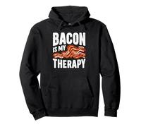 Crispy Mood Booster Bacon Is My Therapy Design Sweat à Capuche