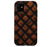 Criss-Cross Grill Marks Seared Meat Close-Up Print Coque pour iPhone 11