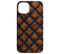 Criss-Cross Grill Marks Seared Meat Close-Up Print Coque pour iPhone 13