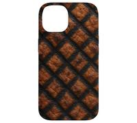 Criss-Cross Grill Marks Seared Meat Close-Up Print Coque pour iPhone 14