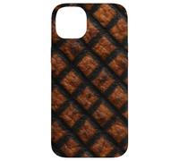 Criss-Cross Grill Marks Seared Meat Close-Up Print Coque pour iPhone 14 Plus