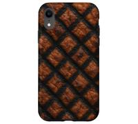 Criss-Cross Grill Marks Seared Meat Close-Up Print Coque pour iPhone XR