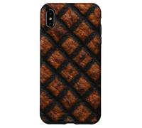 Criss-Cross Grill Marks Seared Meat Close-Up Print Coque pour iPhone XS Max