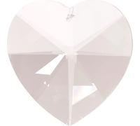 Cristal arc-en-ciel en forme de coeur -- 5 cm