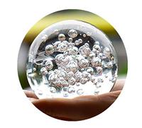 Cristal Billes de Verre Fontaine à Eau Bulle Boule Feng Shui Verre décoratif Boules Maison intérieur Fontaine à Eau Figurines (80mm)