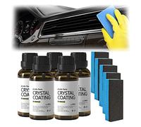Cristal Coating para Plástico Del Car, Plastic Parts Crystal Coating, Crystal Coating for Car, Plastic Parts Refurbish Agent for Car, Long Lasting Car Plastic Plating Refurbishing Agent (5Pcs)