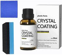 Cristal Coating para PláStico Del Carro-Facile à utiliser pour rafraîchir la voiture, Pièces en plastique Revêtement en cristal pour voiture avec éponge(1 PCS)