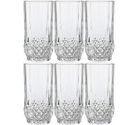 Cristal d'Arques 23225 Longchamp ECLAT Gobelet à long drink 280 ml, verre, transparent (pack de 6)