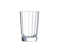 CRISTAL D'ARQUES - MACASSAR - 6 gobelets forme haute 36 cl