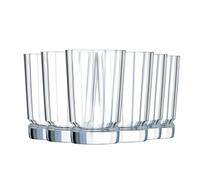 Cristal d'Arques Paris - Collection Macassar - 6 Gobelets forme haute 36 cl - Brillance, Transparence et Haute Résistance - Fabriqués en France - Emballage renforcé, adapté à la vente en ligne