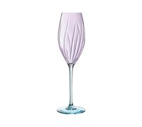 Cristal d'Arques Paris - Collection Swirly Spring - 6 Verres à eau colorés 36cl - Fabriquées en France - Emballage renforcé