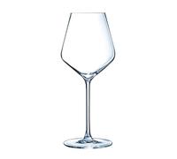 Cristal d'Arques Paris - Collection Ultime - 6 Verres à pied 38 cl en Cristallin - Brillance et Haute Résistance - Fabriqués en France - Emballage renforcé, adapté à la vente en ligne
