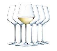 6 verres à vin rouge 47cl Ultime - Cristal d'Arques - Verre ultra transparent moderne Cristal d'Arques