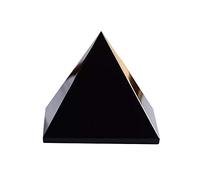 Cristal de pyramide noir cristal de Quartz d'obsidienne naturelle pour la décoration intérieure belles pierres et cristaux de Surface brillante
