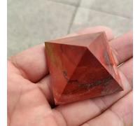 Cristal de Quartz Jaspe Rouge Naturel, Pyramide égyptienne, Pierre précieuse décorative