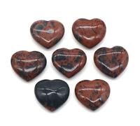 Cristal De Quartz Rose Naturel,5 Pièces,Décoration De Maison En Forme De Coeur,Chakra,Guérison,Pierre Précieuse,Agate,Spécimen Minéral,Cadeau - Type Golden Swan Stone-20x20x8mm