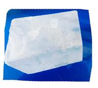 Cristal de spath naturel d'Islande, calcite optique, blanc transparent, pierre de soleil viking, 200-250 g