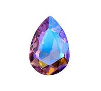 Cristal de verre 10x14 13x18 belles couleurs Goutte d'eau en forme de larme Collez sur des perles de strass artisanat Cadre photo bricolage-Cristal vio