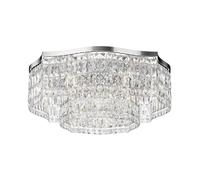 Cristal Deckenleuchte Art Déco 60 CM Large en Or E14 Plafonnier Salon