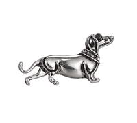 Cristal Émail Broche Pin Badge Mignon Chien Forme Bijoux Cadeau Exécution Exquise