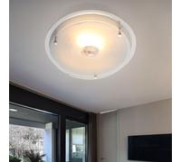 Cristal Luminaire de Plafond Chambre-Salon Éclairage Verre Spot Chrome Lampe