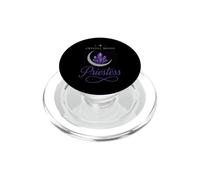 Cristal Lune Prêtresse Mystique Phase Lune Sorcière Esthétique PopSockets PopGrip pour MagSafe