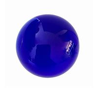Cristal naturel brut 30mm-100mm 1pcs presse-papier boule de sphère bleue en cristal de verre for accessoires de décoration pierre de Reiki (Color : No Base, Size : 30mm)