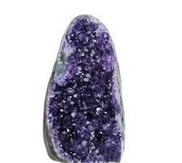 Cristal Naturel Brut Améthyste Cristal Géode Grappe Naturel Brut Reiki Quartz Cristaux Pierres d'Uruguay Cristaux Puissants Géode for Sorcellerie Décoration Reiki Feng Shui, 2.2lbs