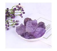 Cristal Naturel Brut Quartz Naturel lumière améthyste Pierre décoration de la Maison Ornement Violet Cristal Pierre minérale (Color : Light Amethyst, Size : 45-50g)