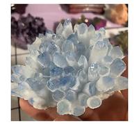 - cristal naturel brut, Rare et magnifique, grappe de cristal de Quartz bleu, spécimen de pierre naturelle for la décoration décoration de la chambre