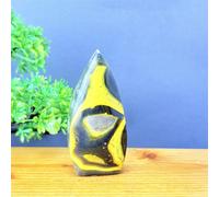 Cristal naturel de bourdon, forme libre, rare, en forme de torche - Ornement spirituel pour la guérison, décoration intérieure, cadeau d'appréciation 105g